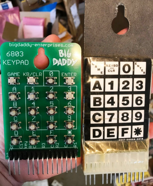 Keypad For Bally 6803 Pinball Machines