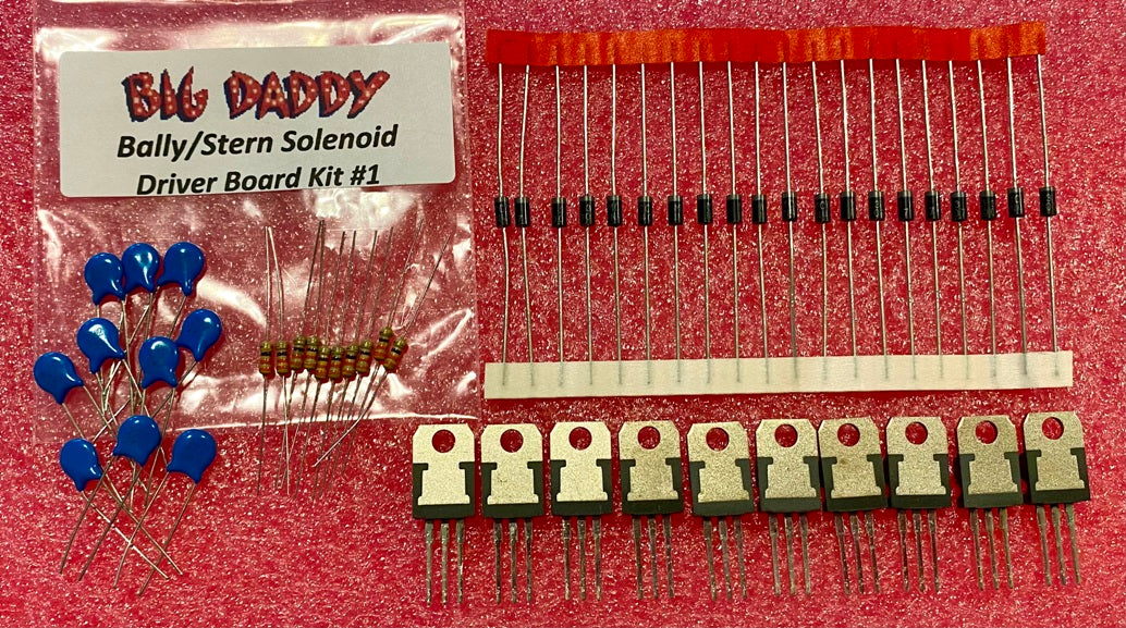 Bally/Stern Solenoid Driver Board (SDB) Repair Kit #1