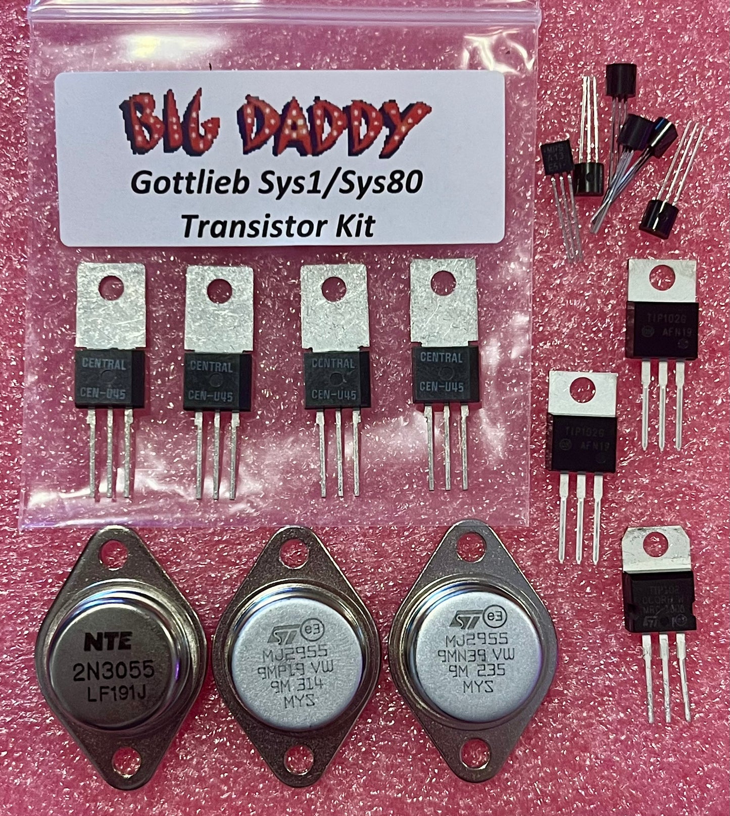 Gottlieb System 1/System 80 Transistor Kit