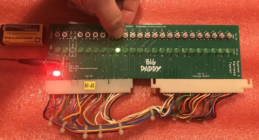 MPU/Driver Harness Tester For Gottlieb System 1/One Games