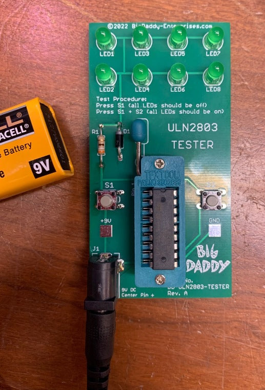 2803/ULN2803/ULN2803A Transistor Array Tester