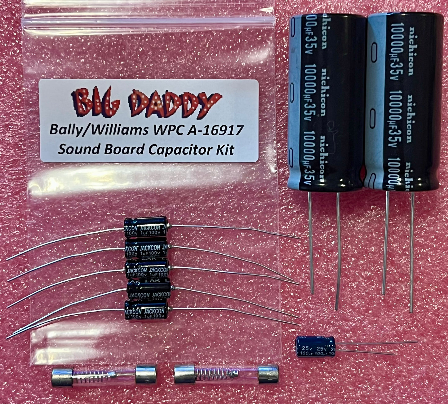 Bally/Williams WPC Capacitor Kit For Audio Board A-16917