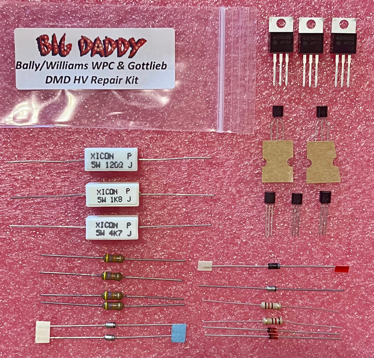 Bally/Williams WPC89/S DMD High Voltage Repair Kit