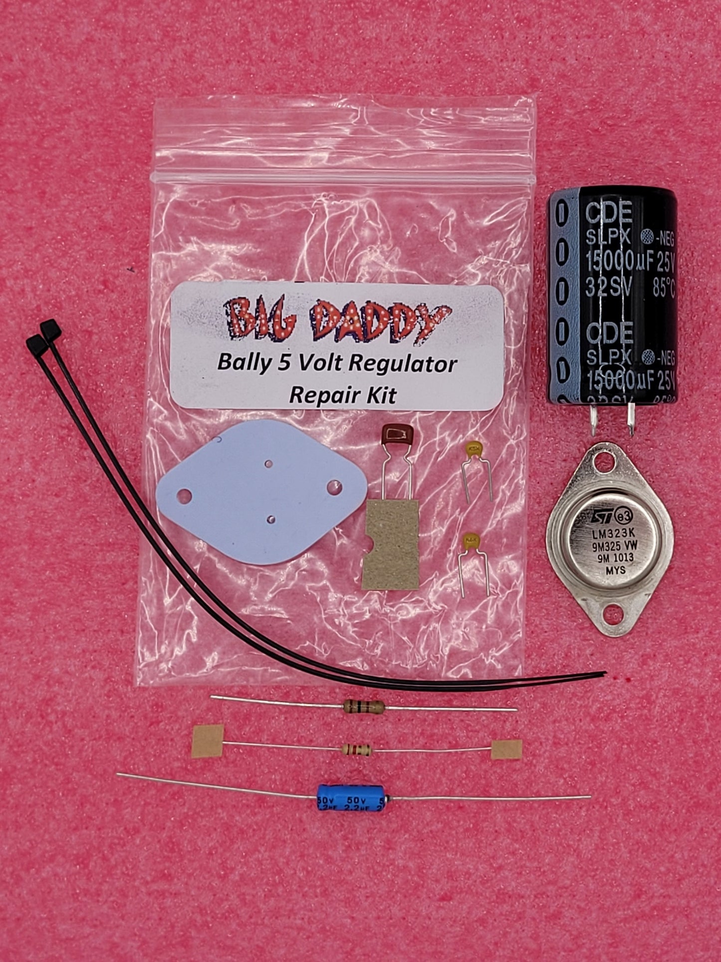Bally 5 Volt Regulator Section Repair Kit