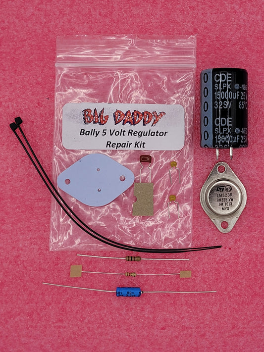 Bally 5 Volt Regulator Section Repair Kit