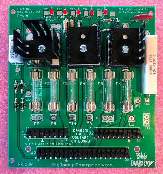 Bally AS-2518-18/49 and Stern TA-100 Power Supply