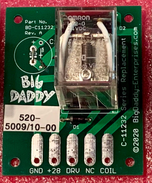 SEGA/Stern 520-5009-00/520-5010-00 24v Relay Board