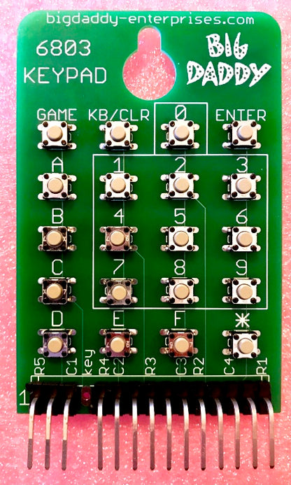 Pin Machine Key Pad Keypad For Bally 6803 Pinball Machines – Pinballs Plus