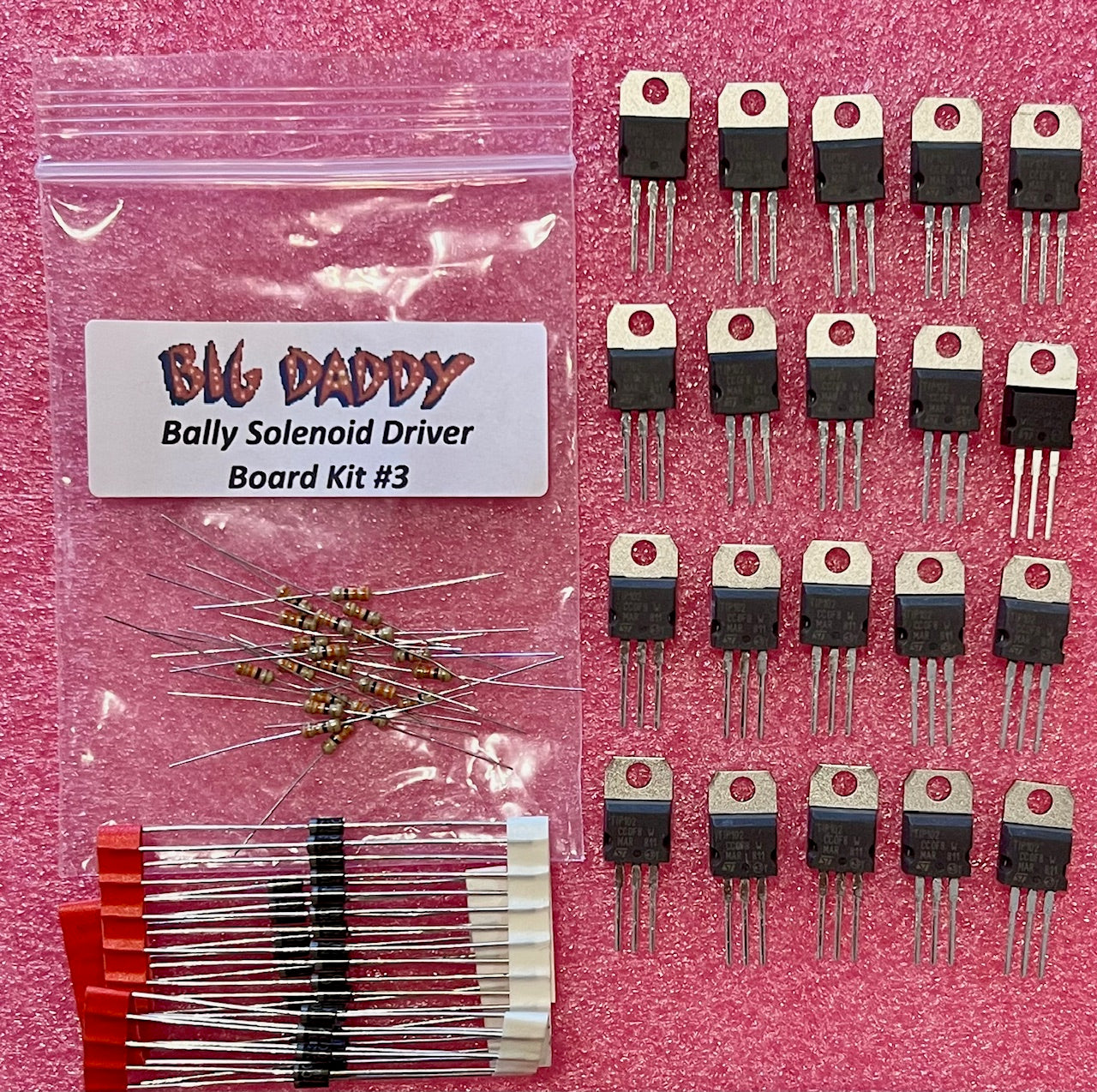 Bally/Stern Solenoid Driver Board (SDB) Repair Kit #3