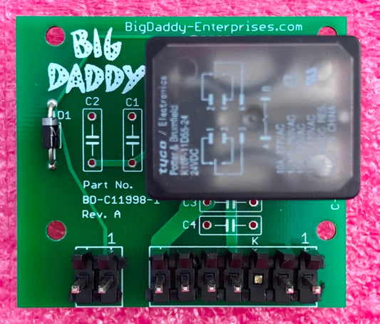 C11998-1 24v Relay Board For Bally/Williams System 11 Games