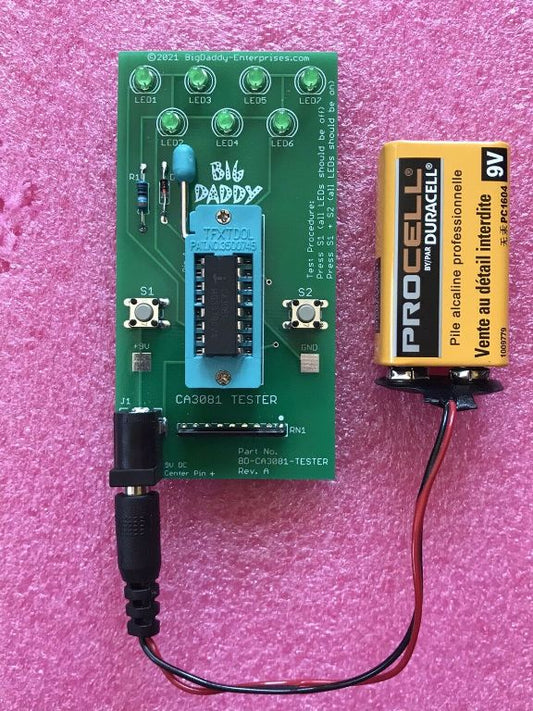 3081/CA3081/SG3081 Transistor Array Tester