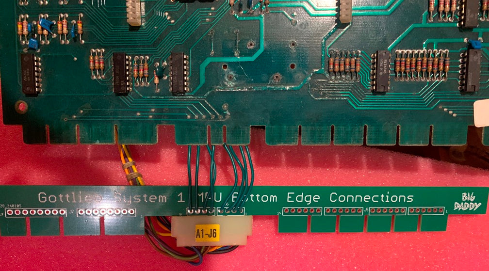 System 1 MPU Bottom Edge Connections Board
