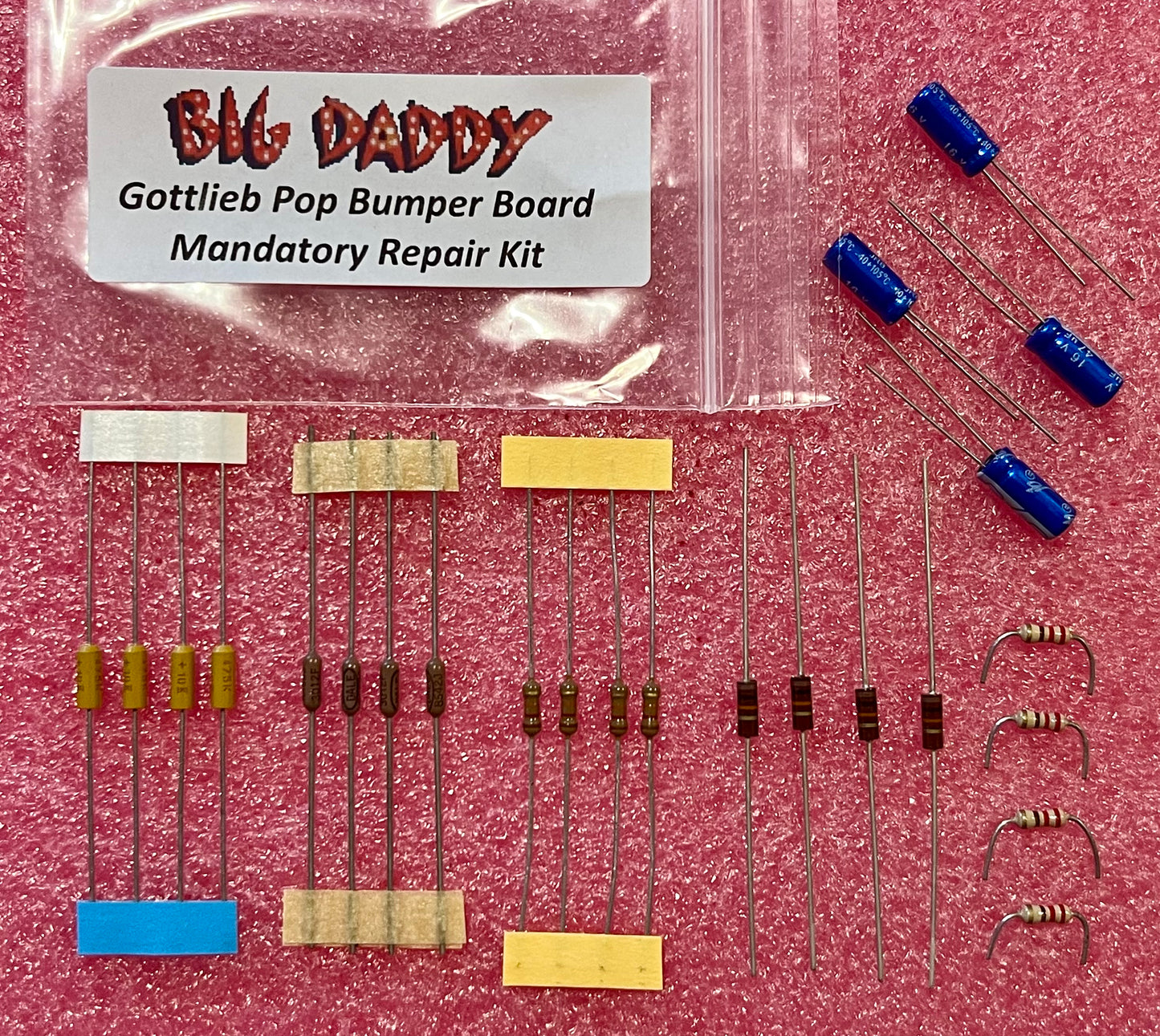 Gottlieb System 80 Pop Bumper Driver Board Mandatory Fix & Upgrade Kit