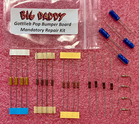 Gottlieb System 80 Pop Bumper Driver Board Mandatory Fix & Upgrade Kit