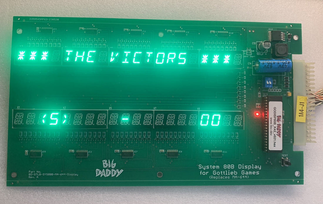 MA-644 LED Display For Gottlieb/Premier Pinball Machines – Pinballs Plus
