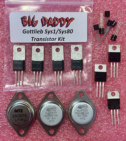 Gottlieb System 1/System 80 Transistor Kit