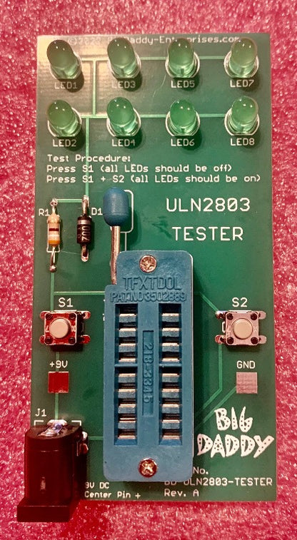 2803/ULN2803/ULN2803A Transistor Array Tester