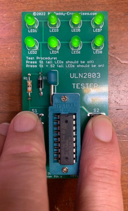 2803/ULN2803/ULN2803A Transistor Array Tester