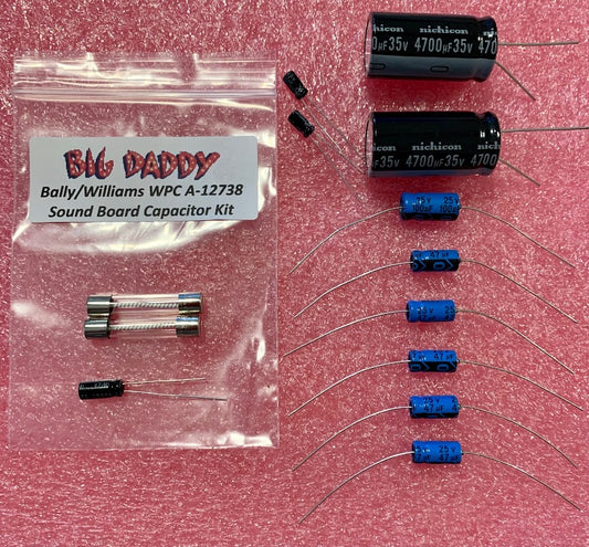 Bally/Williams WPC Capacitor Kit For Audio Board A-12738