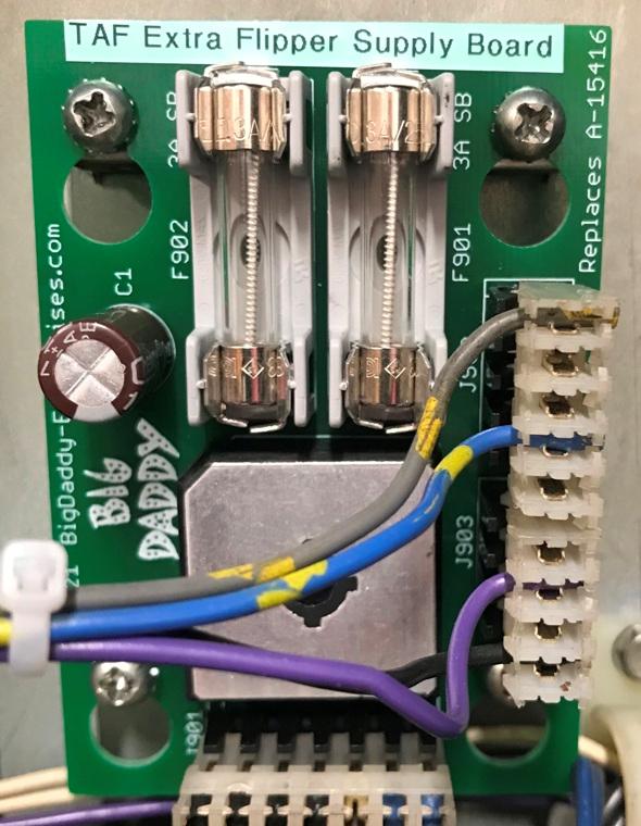 Extra Flipper Power Supply Board A-15416 For Addams Family (TAF)