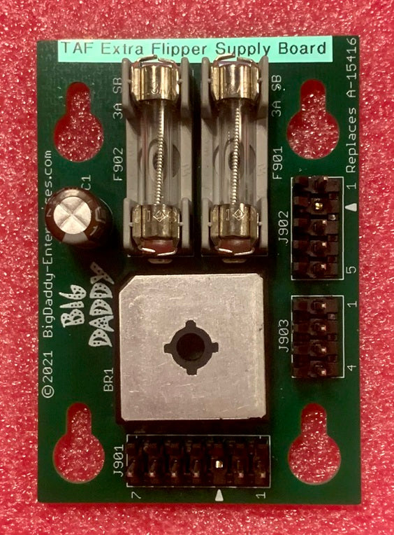 Extra Flipper Power Supply Board A-15416 For Addams Family (TAF)