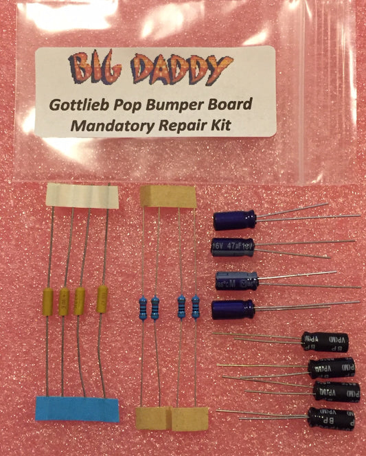 Gottlieb System 80 Pop Bumper Driver Board Mandatory Fix & Upgrade Kit