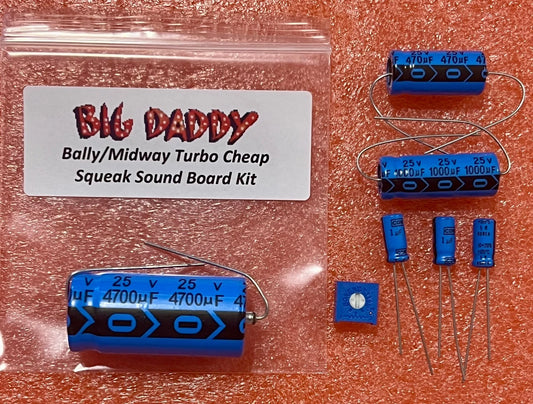Bally/Midway Turbo Cheap Squeak (TCS) Sound Board Repair Kit