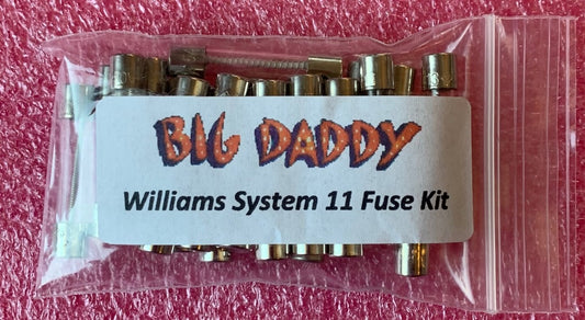 Williams System 11 Fuse Kit